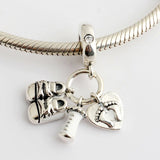 S925 Silver Pendant My Little Baby Charm for Bracelet Bangle