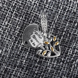 S925 Silver Together Tree Charm for Bracelet Bangle