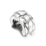 S925 Silver Ribbons Clip Flower Bead Charm for Bracelet