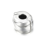 S925 Silver Ribbons Clip Flower Bead Charm for Bracelet