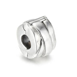 S925 Silver Ribbons Clip Flower Bead Charm for Bracelet