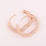 S925 Silver Rose Brilliance Earring Women Wedding Gift Lady Fine Jewelry