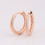 S925 Silver Rose Brilliance Earring Women Wedding Gift Lady Fine Jewelry