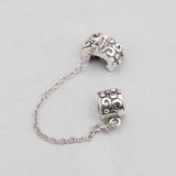 S925 Silver Safety Chain Clip for Women Bracelets & Bangles DIY Jewelry