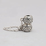 S925 Silver Safety Chain Clip for Bracelets & Bangles DIY Jewelry