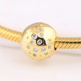 S925 Silver Crystal Clip Stopper Charm for Bracelet