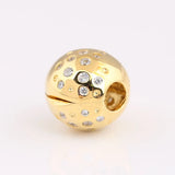 S925 Silver Crystal Clip Stopper Charm for Bracelet