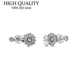 S925 Silver Chrysanthemum Earrings