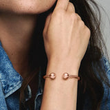 S925 Silver Ball Open Cz Bracelet Women Diy Jewelry