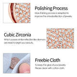 Zircon Flat Beads for 3mm Bracelet Women Jewelry