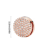Zircon Flat Beads for 3mm Bracelet Women Jewelry