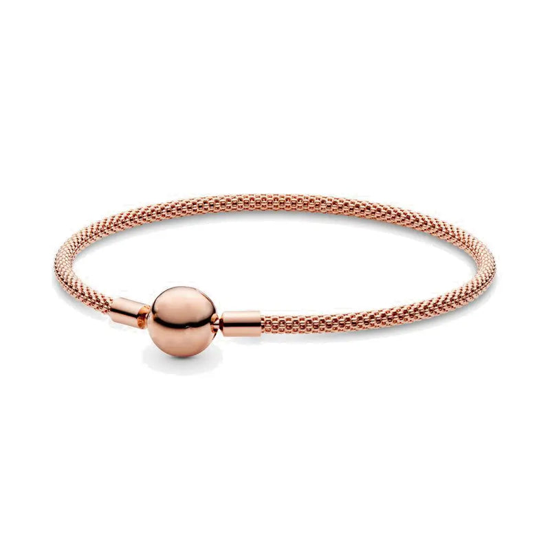 925 Sterling Silver Pan Snake Bracelet for Women Jewelry