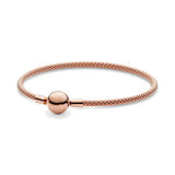 925 Sterling Silver Pan Snake Bracelet for Women Jewelry