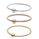 925 Silver Pan Charm Bracelet for Women