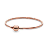 925 Silver Pan Charm Bracelet for Women