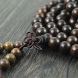 Vietnam Sandalwood Prayer Beads Hand Beaded Bracelet Men Jewelry