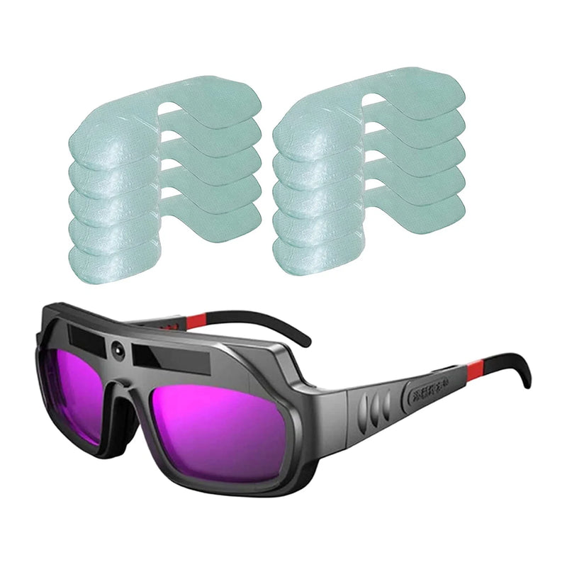 Auto Darkening Welding Goggles Anti-Scratch Welder Glasses