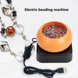 Electric Bead Threader Beading Machine DIY Bracelet Waist Bead Loader