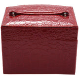 Three-Layer PU Jewelry Box for Women Earring Ring Cosmetic Organizer