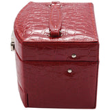 Three-Layer PU Jewelry Box for Women Earring Ring Cosmetic Organizer