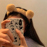 Plush Bear Ears Headband for Women - Hair Accessories