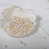 Autumn Freshwater Pearl Beads 5.5~6mm Semi-Hole Scattered, Natural