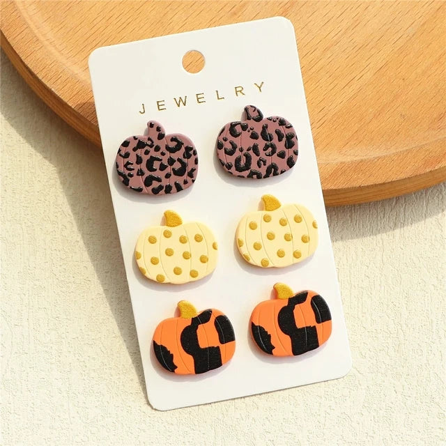 Funny Halloween Drop Earrings - Irregular Acrylic Moon