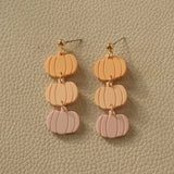 Funny Halloween Drop Earrings - Irregular Acrylic Moon