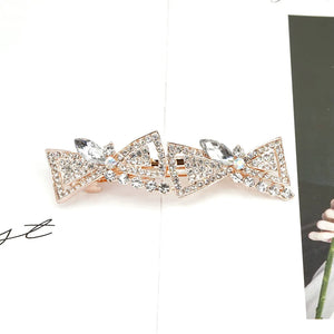 Red Bow Headband Rhinestone Hair Accessories for Women