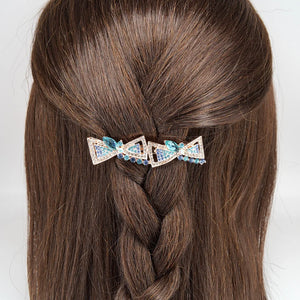 Red Bow Headband Rhinestone Hair Accessories for Women