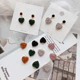 Alloy Lamb Hair Pendant Earrings DIY Craft Material