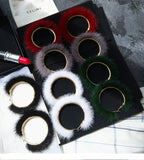 Mink Hair Stud Earrings for Women