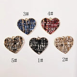 Alloy Peach Heart Earrings DIY Hand Ornament Pendant