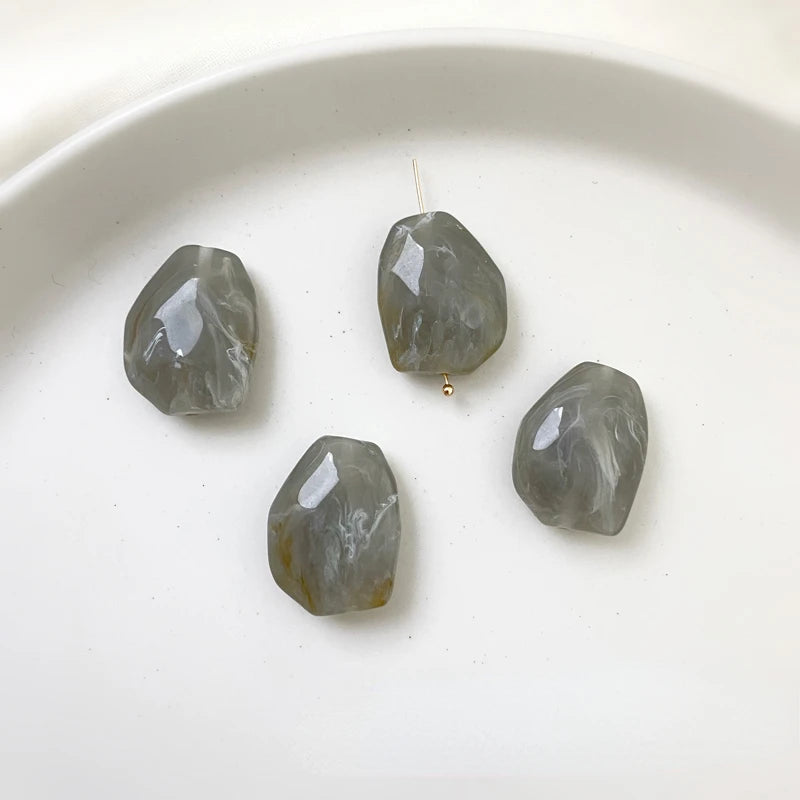 Fall/Winter Brushed Resin Earring Accessories