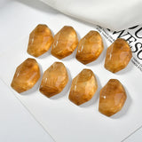 10Pcs Irregular Resin Semi-Pill Patches for DIY Earring Hairpin Ornaments