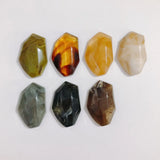 10Pcs Irregular Resin Semi-Pill Patches for DIY Earring Hairpin Ornaments