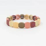 Enamel Bracelets Matte Rubber Paint Series Beaded Bracelet