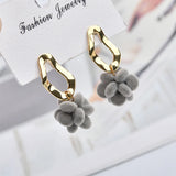 Micro-velvet Petal Ball Pendant Earrings Kit