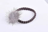 Fall/Winter Mink Hair Ball Hairpin Earrings DIY Material Bag