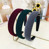 Autumn Winter Velvet Headband Women's Hair Hoop