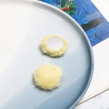 Autumn/Winter Mink Plush Bag Buckle DIY Jewelry Earrings Material