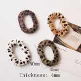 Leopard Pattern Mink Hair DIY Jewelry Accessories