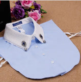 Autumn Winter Women Basic Shirt Collar Decoration All-Match