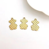Sweet Bear Bow Pendant for DIY Earrings