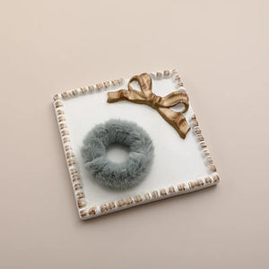 Mink Plush Hollow Ring DIY Hair Earring Accessories