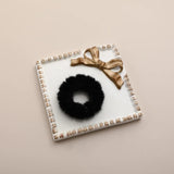 Mink Plush Hollow Ring DIY Hair Earring Accessories