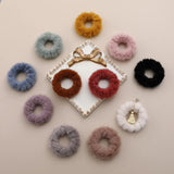 Mink Plush Hollow Ring DIY Hair Earring Accessories
