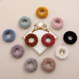 Mink Plush Hollow Ring DIY Hair Earring Accessories
