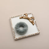 Mink Plush Hollow Ring DIY Hair Earring Accessories