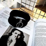 European American Short Necklace Cotton Thread Stretch Collar Women